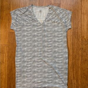 Title Nine Black and White Striped Dress w pockets!